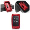 Premium Red Carbon Fiber Key Fob Remote Case Cover Compatible for 2018-2019 Land Range Rover view 1