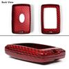 Premium Red Carbon Fiber Key Fob Remote Case Cover Compatible for 2018-2019 Land Range Rover view 2