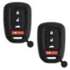 Keyless Entry Remote Car Key Fob Outer Shell Cover Soft Rubber Protective Case for Honda Accord Civic CR-V HR-V MLBHLIK6-1T (Pack of 2) view 1