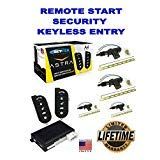 Car Alarm Security 4 After Market Door Locks, Keyless Entry 1-Way Fob Remote Start Scytek A4