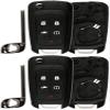 KeylessOption Keyless Entry Car Remote Start Key Fob Shell Case Button Pad Cover for 2011-2015 Chevy Volt OHT05918179 (Pack of 2) view 1