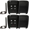 KeylessOption Keyless Entry Car Remote Start Key Fob Shell Case Button Pad Cover for 2011-2015 Chevy Volt OHT05918179 (Pack of 2) view 2