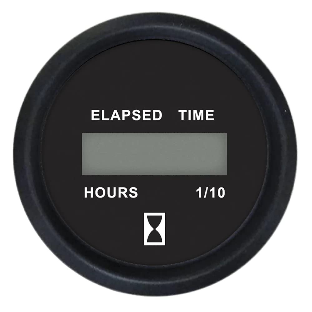 Euro HOURMETER Gauge Digital 2"