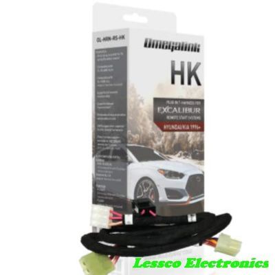 Omega OL-HRN-RS-HK T Harness Remote Start for 1996+ Hyundai/Kia Makes & Models