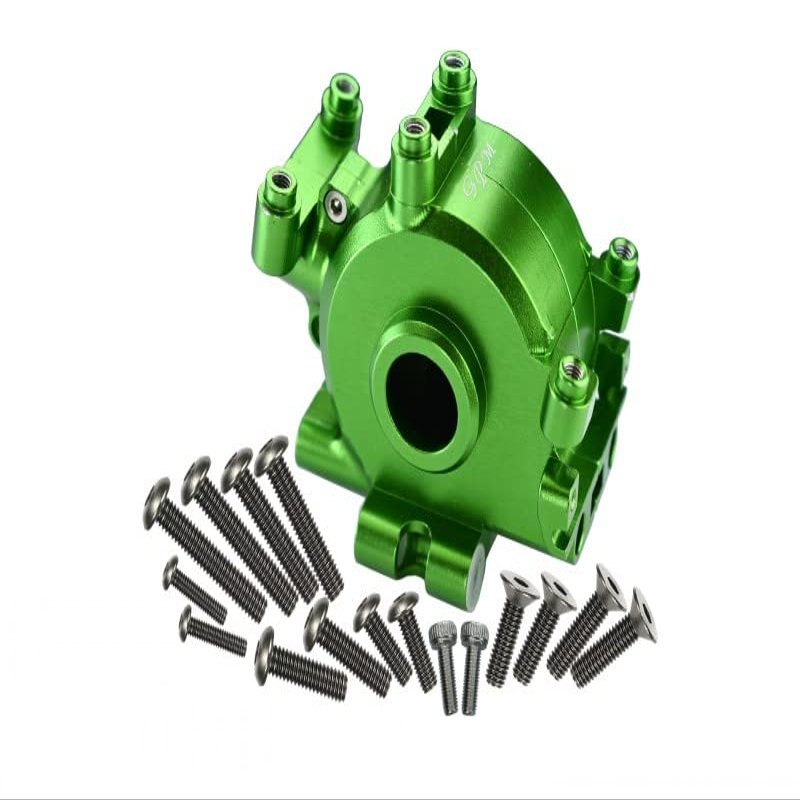 GPM for Losi 1:10 Baja Rey/Rock Rey Upgrade Parts Aluminum Front Gear Box - 1 Set Green