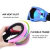 LJDJ Motorcycle Goggles - Glasses Set of 2 Transparent Lenses Dirt Bike ATV Motocross Anti-UV Adjustable Riding Offroad Protective Combat Tactical Military Goggles Men Women Kids Youth Adult view 3