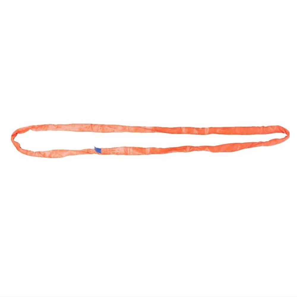 Mytee Products 20 ft Orange Polyester Endless Round Sling 40000 LBS Vertical Capacity | 32000 LBS Choker | 80000 LBS Basket | Heavy Duty Endless Sling for Wrecker Recovery, Lifting & Towing