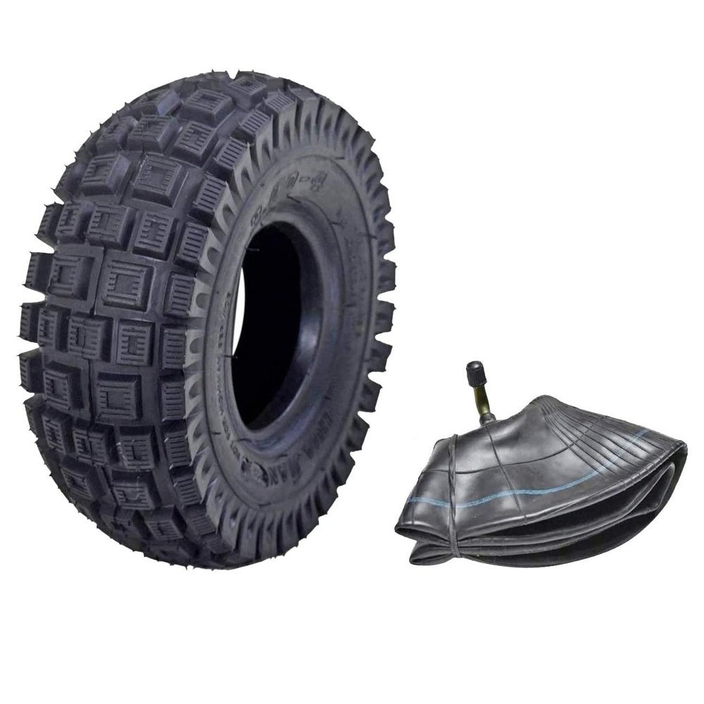 TDPRO 3.00-4 | 10 x 3 | 260 x 85 | 9x3.50/3.00-4 | Tire & Inner Tube for Scooters Go Kart Rocket Chopper Goped Bike