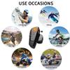 Dgakcvb Motorcycle Bluetooth Headset, BT-S2 Bluetooth 5.0 Helmet Intercom Headset up to 2 Riders 1000M Helmet Communication System for Ski/ATV/Dirt Bike/Racing/Climbing (Boom Microphone,Single) view 3