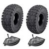 TDPRO 2 Sets of 3.00-4 | 10 x 3 | 260 x 85 | 9x3.50/3.00-4 | Tire & Inner Tube for Scooters Go Kart Rocket Chopper Goped Bike view 1