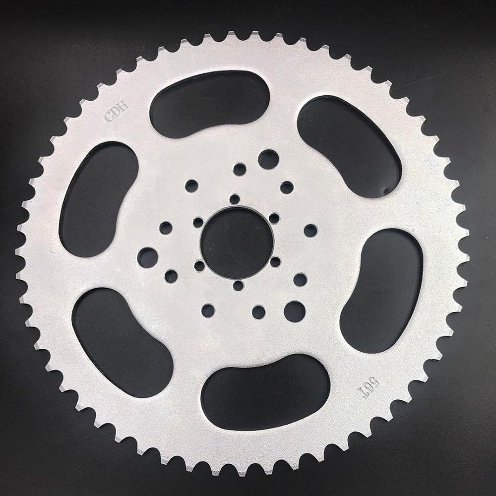 DONSP1986 High Performance Multi-Functional 56 Teeth Chain Driving Sprocket with 3/6/9 Pattern for 415/415H Chain-Gas Motorized Bicycle