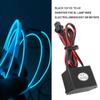 Electroluminescent Wire, Neon Light Glowing 5M Meters 12V DC to 120V AC Inverter EL Lamp Wire Electroluminescent Black view 2