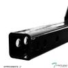 Universal 59" Black Mesh Steel Rear Bumper Trailer Tow Hitch Mount Foldable Cargo Carrier Tray Compatible with 2" x 2" Towing Receiver Tube view 3