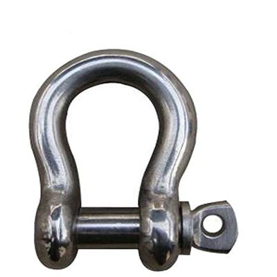 MarineNow US Type 316 Stainless Steel Bow Shackle with Over Size Screw Pin for Anchor, Towing, Off Road Recovery (0.625" 5/8" with 3/4" Pin 3.3T WLL, 10-Pack)