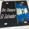 El Salvador Flag Personalized Custom License Vanity Plate Free Engraved Auto Car Tag El Salvador Country Flag License Plate Designed and Custom Made view 1