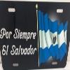 El Salvador Flag Personalized Custom License Vanity Plate Free Engraved Auto Car Tag El Salvador Country Flag License Plate Designed and Custom Made view 2