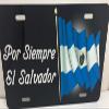 El Salvador Flag Personalized Custom License Vanity Plate Free Engraved Auto Car Tag El Salvador Country Flag License Plate Designed and Custom Made view 4