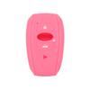 SEGADEN Silicone Cover Protector Case Holder Skin Jacket Compatible with Subaru 4 Button Smart Remote Key Fob CV4255 Pink view 1