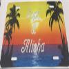Palm Tree Personalized Custom License Vanity Plate Free Engraved Auto Car Tag License Plate Beautifully Designed and Specially Made view 3
