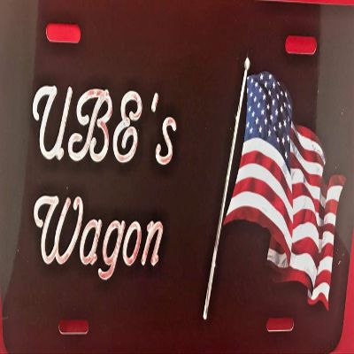 American Flag Personalized Custom License Vanity Plate Free Engraved Auto Car Tag USA Country Flag License Plate Beautifully Designed and Specially Made