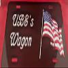 American Flag Personalized Custom License Vanity Plate Free Engraved Auto Car Tag USA Country Flag License Plate Beautifully Designed and Specially Made view 2