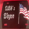 American Flag Personalized Custom License Vanity Plate Free Engraved Auto Car Tag USA Country Flag License Plate Beautifully Designed and Specially Made view 4
