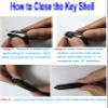 3 Buttons Key Fob Shell Case Fit for Honda Civic CR-V Crosstour Fit Pilot CR-Z Odyssey Accord Replacement Keyless Entry Remote Control Car Key Fob Cover view 3