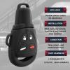 fits 2003-2011 Saab 9-3 & 9-5 Key Fob Remote Case Cover Skin Protector view 4