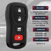fits Nissan Infiniti Key Fob Remote Case Cover Skin Protector view 4