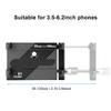 Dioche Bike Phone Mount, Universal Phone Mount Aluminum Alloy Road Bike Handlebar Holder Support Bracket Compatible with 3.5''-6.2'' Phone view 2