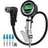 CycloSpirit Digital Bicycle Tire Inflator Gauge with Auto-Select Valve Type - Presta and Schrader Air Compressor Tool view 1