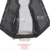 Milwaukee Leather MLM3521 Men's Distress Grey Leather Vest - V-Neck Straight Bottom Side Lace Motorcycle Rider Vest - 6X-Large view 4