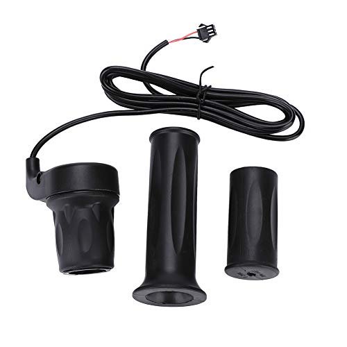 Electric Scooter Speed Control Throttle, 22.5mm Handlebar Grip with 1.5m Cable for E-Bikes, Throttle Right Speed Adjustment f