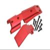 GPM For Traxxas E-Revo 2.0 VXL Brushless (86086-4) Upgrade Parts Aluminum Front Skid Plate - 2Pc Set Red view 1