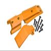 GPM For Traxxas E-Revo 2.0 VXL Brushless (86086-4) Upgrade Parts Aluminum Front Skid Plate - 2Pc Set Orange view 1