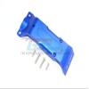 GPM For Traxxas E-Revo 2.0 VXL Brushless (86086-4) Upgrade Parts Aluminum Rear Skid Plate - 1Pc Set Blue view 1