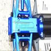 GPM For Traxxas E-Revo 2.0 VXL Brushless (86086-4) Upgrade Parts Aluminum Rear Skid Plate - 1Pc Set Blue view 3