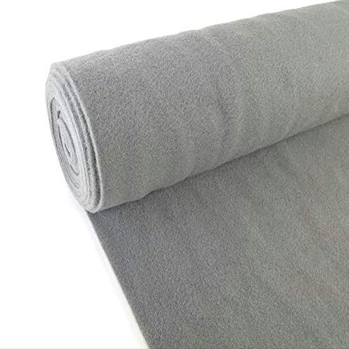 5 Yards Light Gray Upholstery Durable Un-Backed Automotive Trim Carpet 40" x15 FT Roll