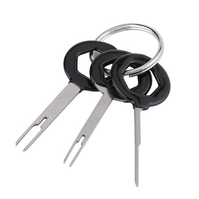 3 Pcs Wire Terminal Removal Tool Set Electrical Terminal Remover Auto Car Plug Terminal Pin Removal Tool Kit Wire Connector Puller(Plastic Handle)