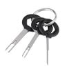 3 Pcs Wire Terminal Removal Tool Set Electrical Terminal Remover Auto Car Plug Terminal Pin Removal Tool Kit Wire Connector Puller(Plastic Handle) view 1
