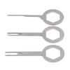 3 Pcs Wire Terminal Removal Tool Set Electrical Terminal Remover Auto Car Plug Terminal Pin Removal Tool Kit Wire Connector Puller(Metal Handle) view 2