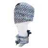 OUTERENVY Grey Fish Scales Outboard Motor Cover for Yam 3.3 V6 F200-250HP 2004-2009 (Rear Vents) | Made in USA to Stay on While You Run! | 104C view 1