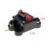 ANJOSHI Circuit Breaker 50amp 50A-300A with Manual Reset Home Solar System Fuse Holder for Car Audio and Amps Protection 12V-24V DC Reset Fuse Inverter Replace Fuses view 3