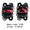 ANJOSHI Circuit Breaker 50amp 50A-300A with Manual Reset Home Solar System Fuse Holder for Car Audio and Amps Protection 12V-24V DC Reset Fuse Inverter Replace Fuses view 4
