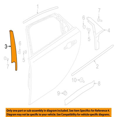JAGUAR OEM 17-18 F-Pace Exterior-Rear-Applique Window Trim Left T4A2282