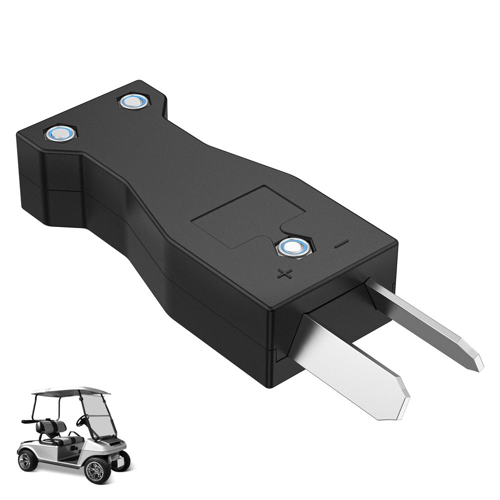 Panglong Golf Carts Crow Foot 2 Prong Charger Plug, 36V Golf Cart Club Car Charger Plug Replacement, Suitable for Yamaha and Club Car (36 Volt)