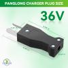 Panglong Golf Carts Crow Foot 2 Prong Charger Plug, 36V Golf Cart Club Car Charger Plug Replacement, Suitable for Yamaha and Club Car (36 Volt) view 4