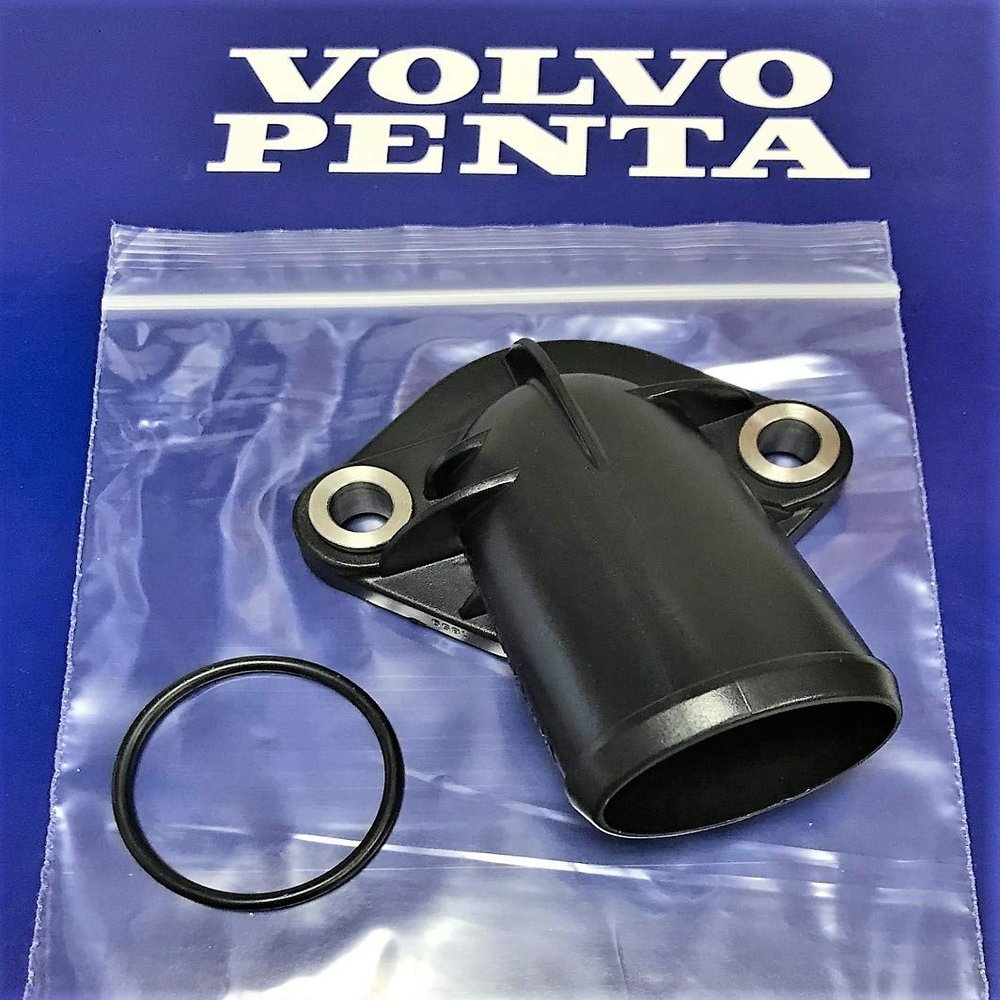 Volvo Penta Hose connector 40005192 and O-ring 990899 Fits DPH DPI DPR Genuine OEM