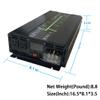 KRXNY 2000W Off Grid Pure Sine Wave Power Inverter 12V DC to 120V AC 60HZ Converter for Home Car Use with LCD Display USB Port view 2