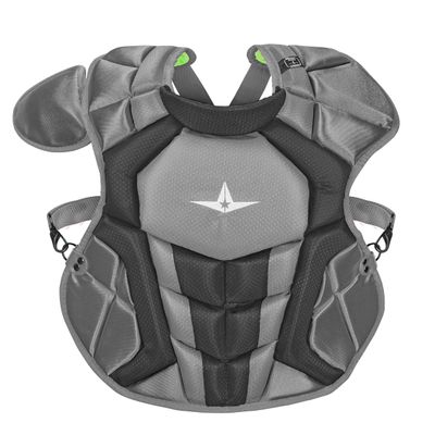 All-Star System7 Axis NOCSAE Youth Catcher's Chest Protector, Advanced Protection, Ages 9-12